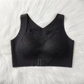 Butterfly Lace Comfort Bra — Black