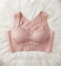 Butterfly Lace Comfort Bra Dusty Rose
