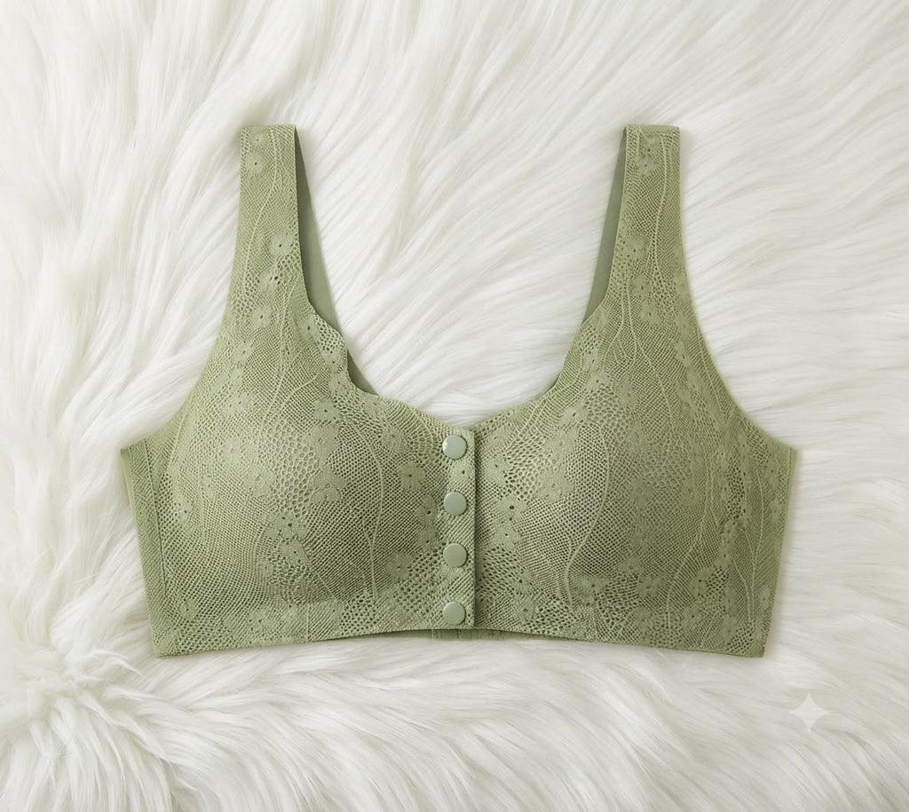 Front Snap Lace Bra