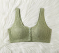 Front Snap Lace Bra Pink