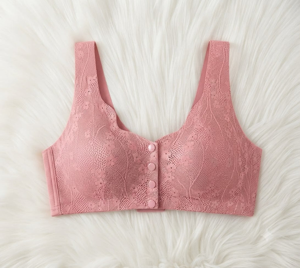 Front Snap Lace Bra