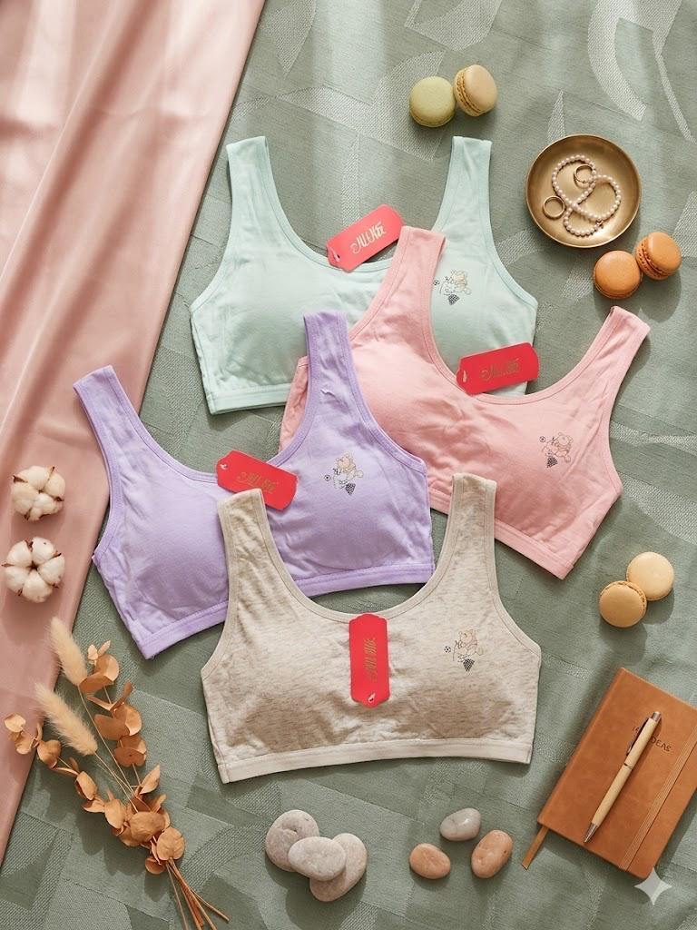 Cotton Padded Bra for Girls — Free Size