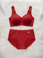 Seamless Ice Silk Bra & Panty Set