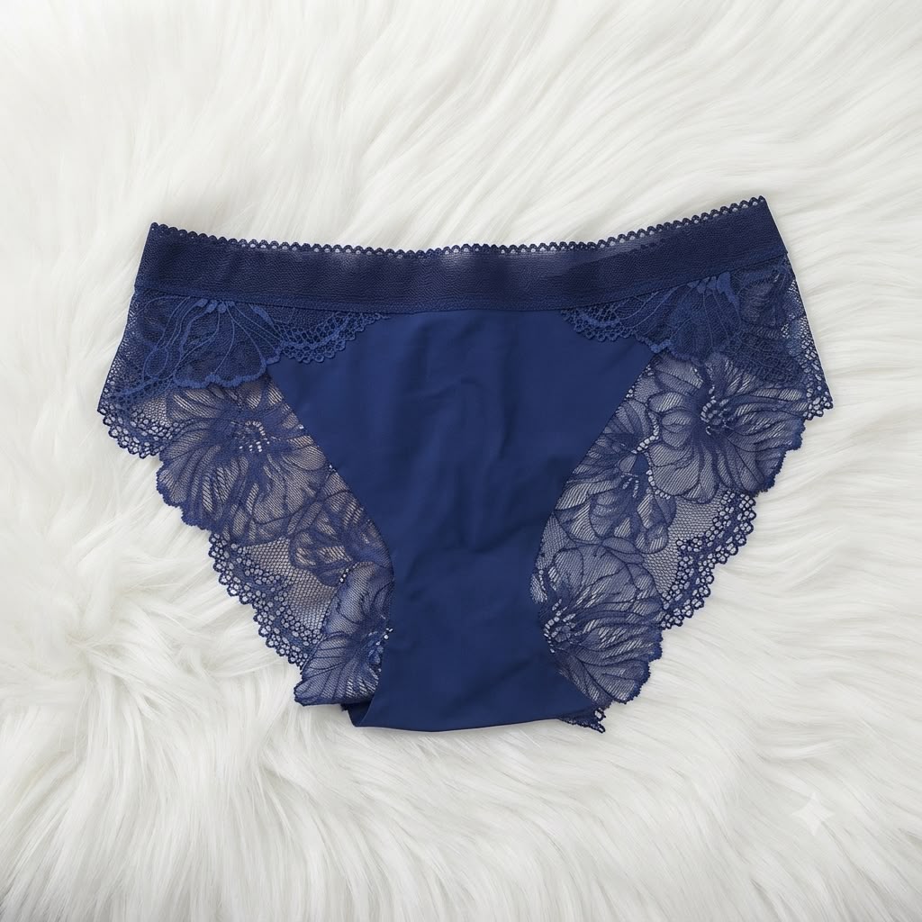 Net Seamless Lace Panties