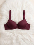 Cotton Bra Navy Blue Back