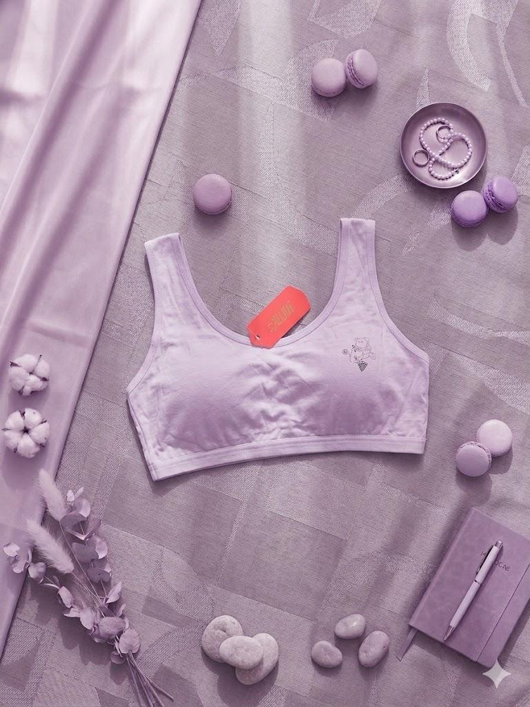 Cotton Padded Bra for Girls — Free Size