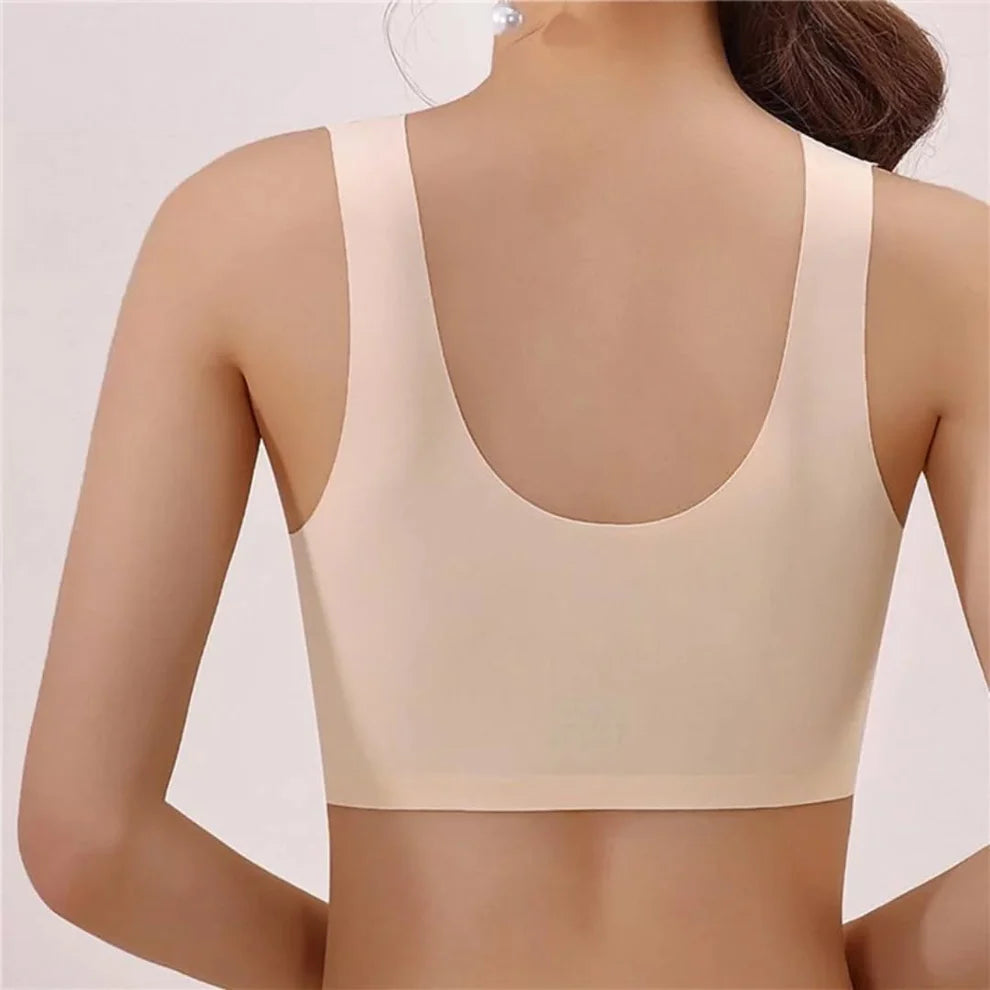 Front Snap Lace Bra — Skin